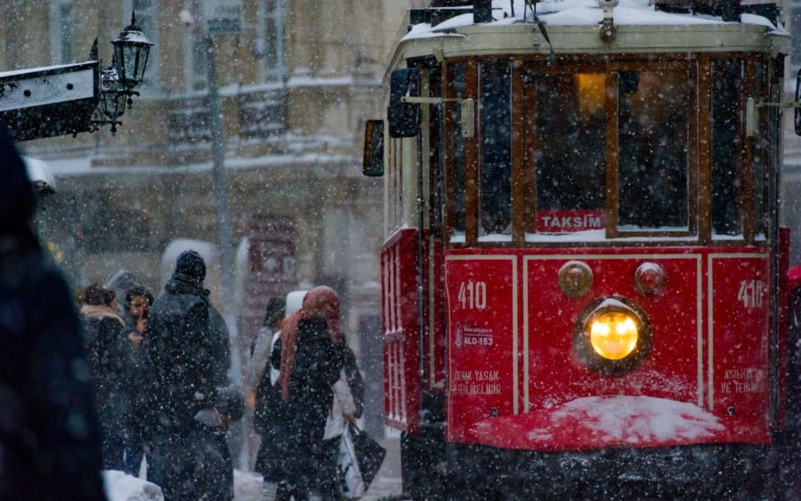 Winter in Taksim, Istanbul